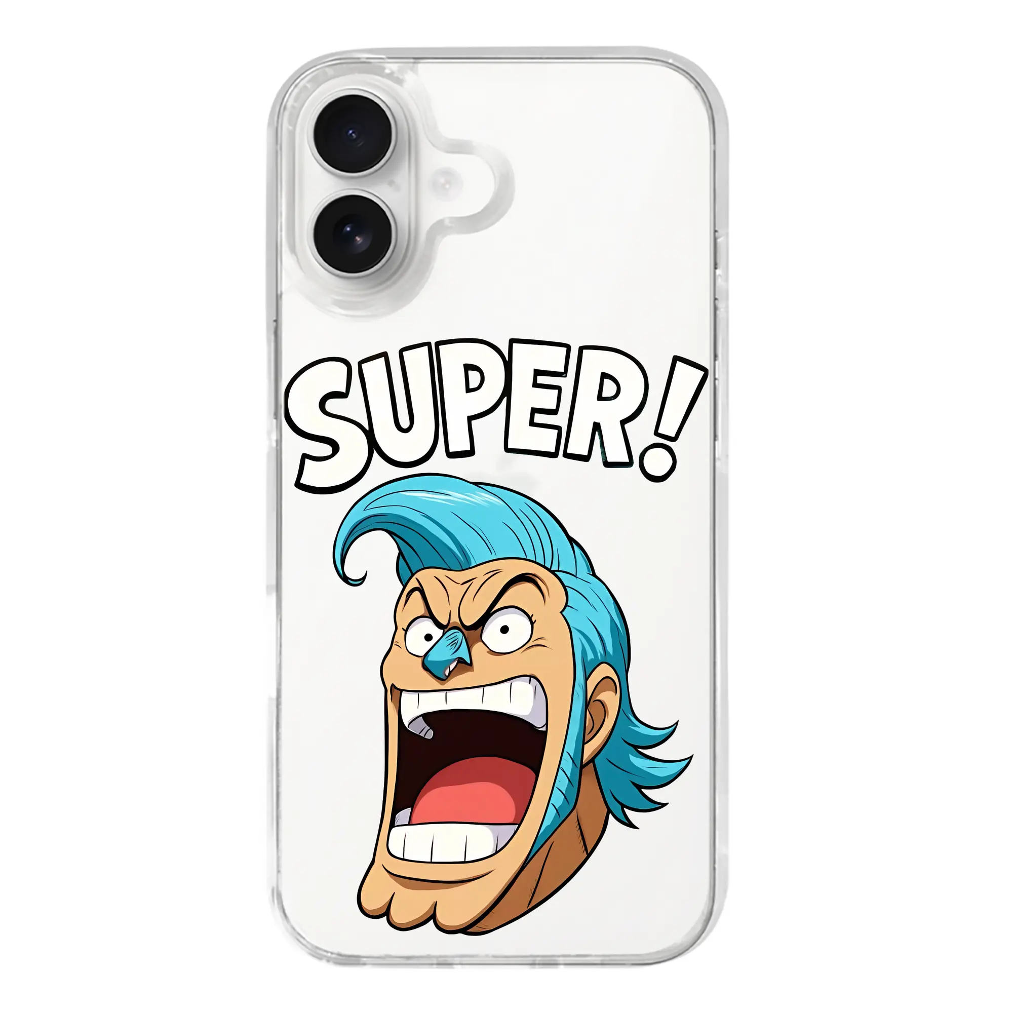 ワンピース グッズ フランキー - iPhone 17シリーズ 透明スマホケース – 薄型・耐衝撃・精密フィット保護カバー